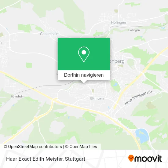 Haar Exact Edith Meister Karte