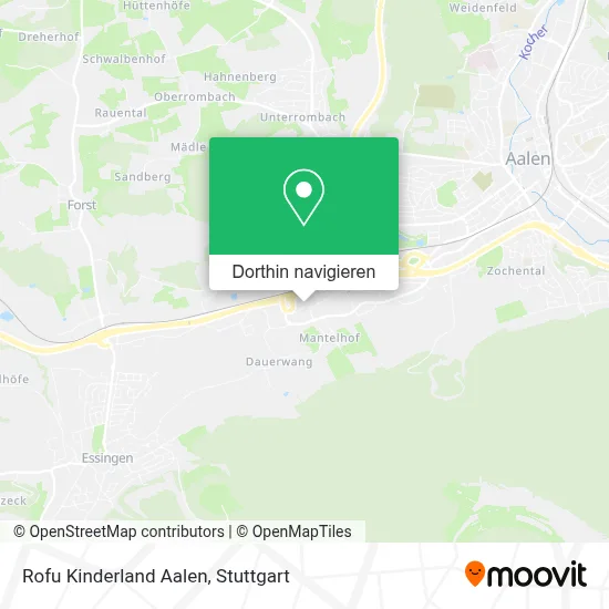 Rofu Kinderland Aalen Karte
