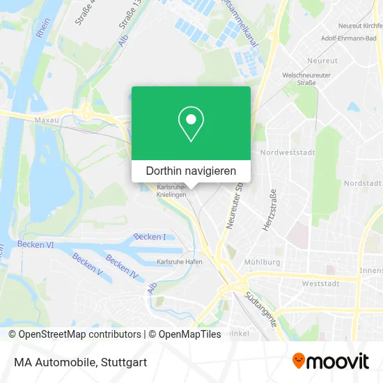 MA Automobile Karte