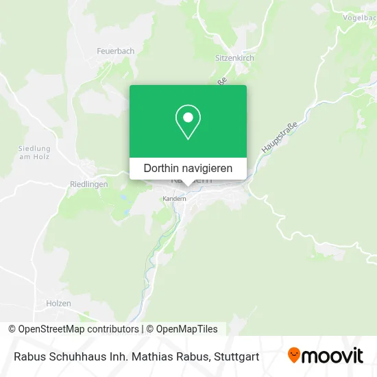 Rabus Schuhhaus Inh. Mathias Rabus Karte