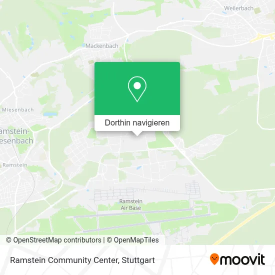 Ramstein Community Center Karte