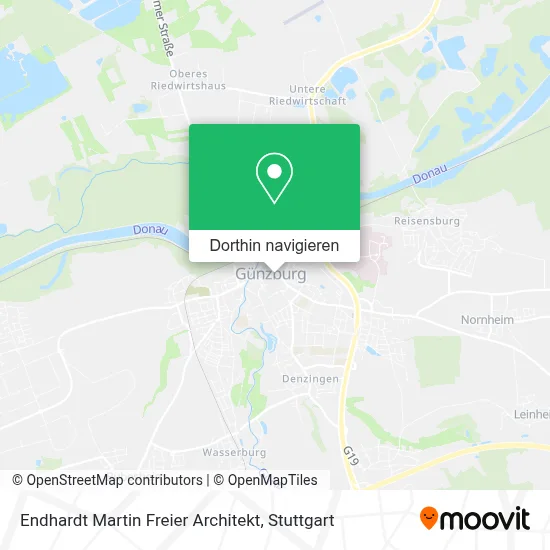 Endhardt Martin Freier Architekt Karte