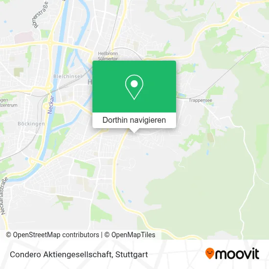 Condero Aktiengesellschaft Karte