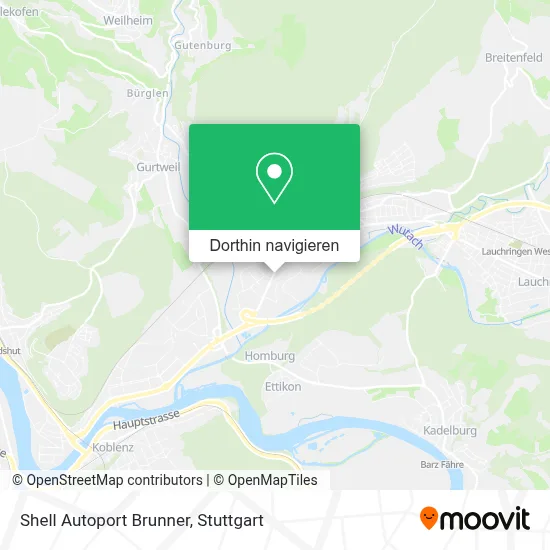 Shell Autoport Brunner Karte