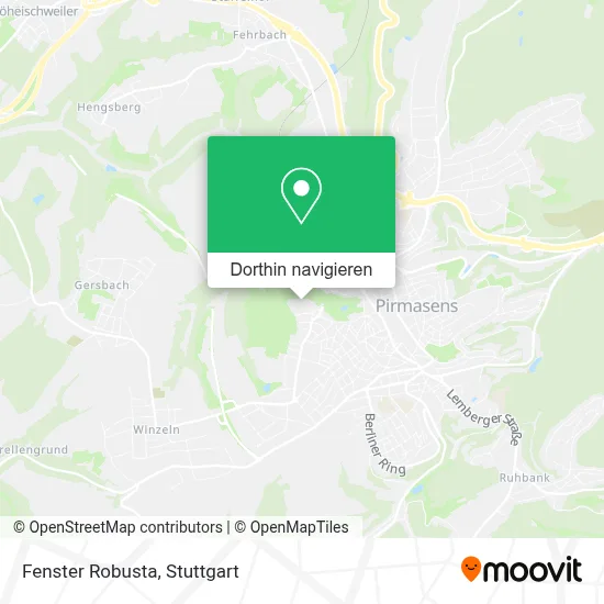 Fenster Robusta Karte