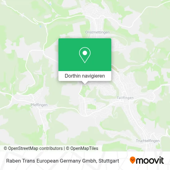 Raben Trans European Germany Gmbh Karte