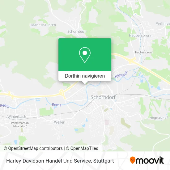 Harley-Davidson Handel Und Service Karte