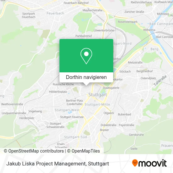 Jakub Liska Project Management Karte