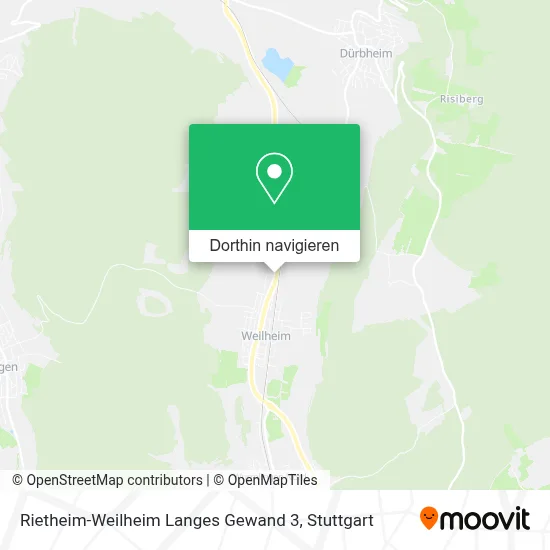 Rietheim-Weilheim Langes Gewand 3 Karte