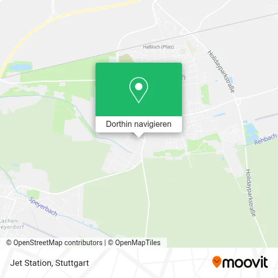 Jet Station Karte