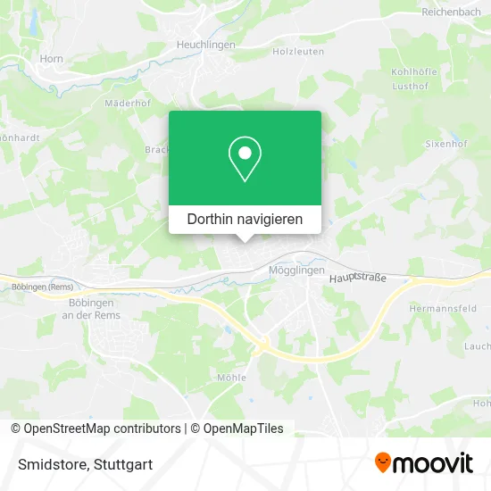 Smidstore Karte