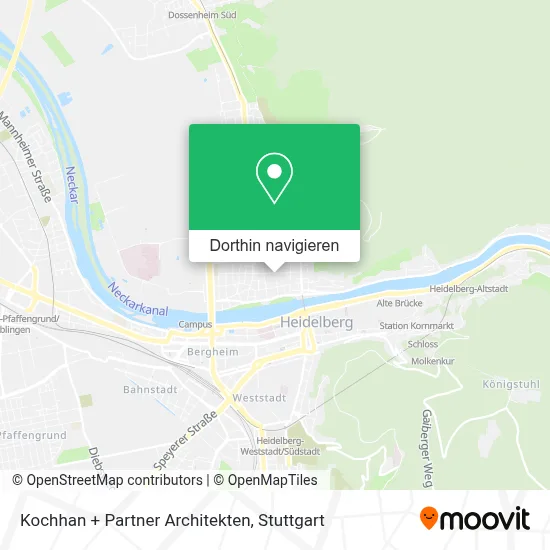 Kochhan + Partner Architekten Karte