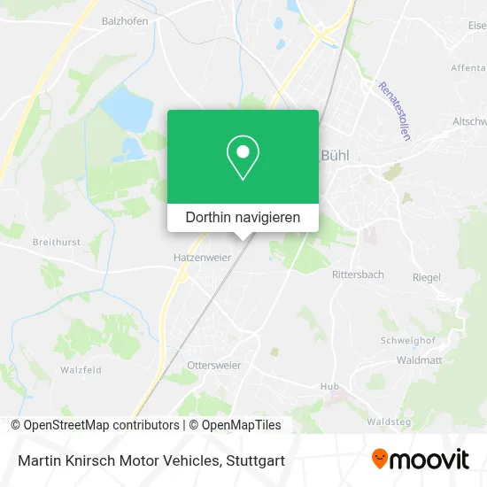 Martin Knirsch Motor Vehicles Karte