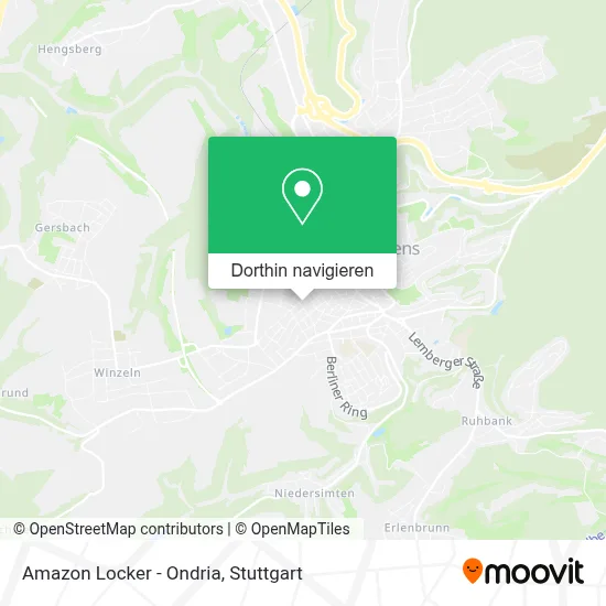 Amazon Locker - Ondria Karte