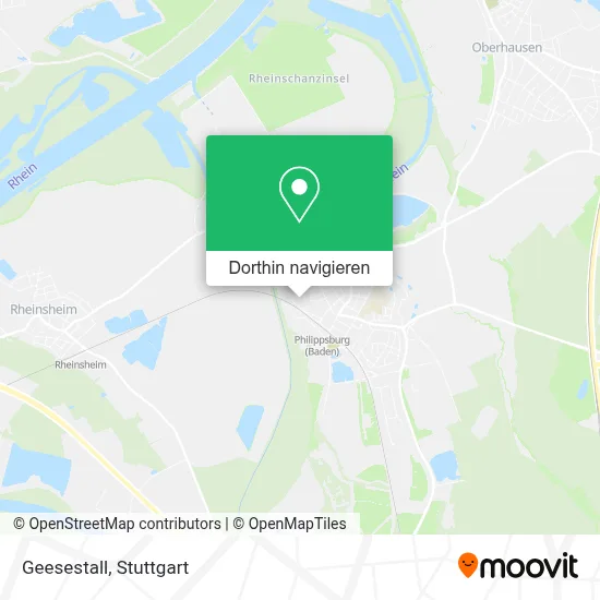 Geesestall Karte