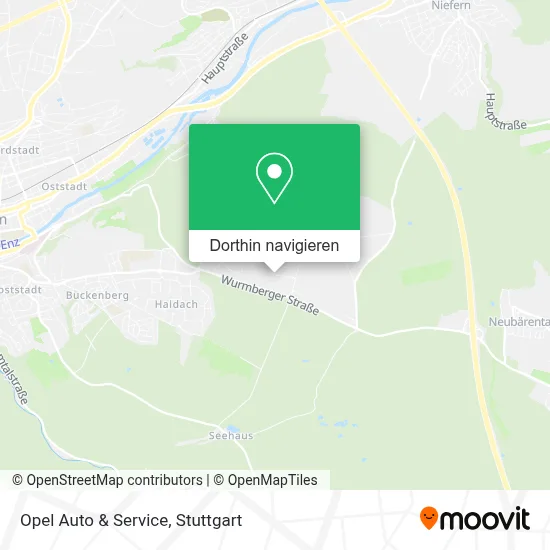 Opel Auto & Service Karte