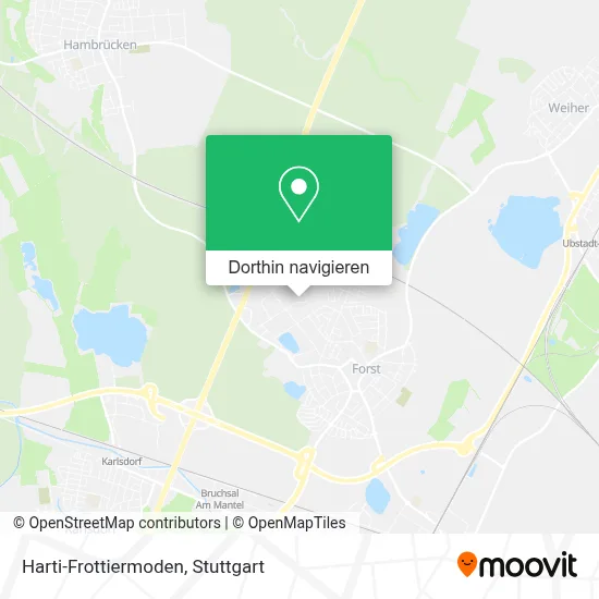 Harti-Frottiermoden Karte