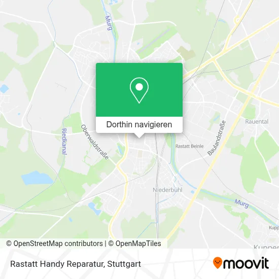 Rastatt Handy Reparatur Karte