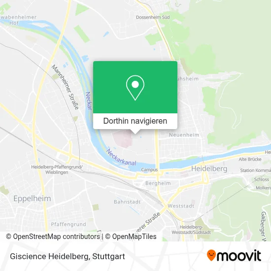 Giscience Heidelberg Karte