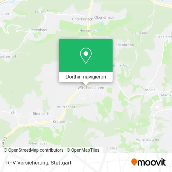 R+V Versicherung Karte