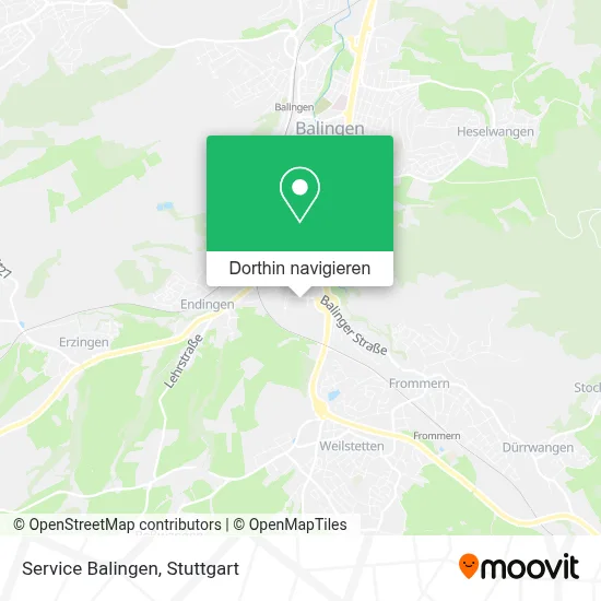 Service Balingen Karte