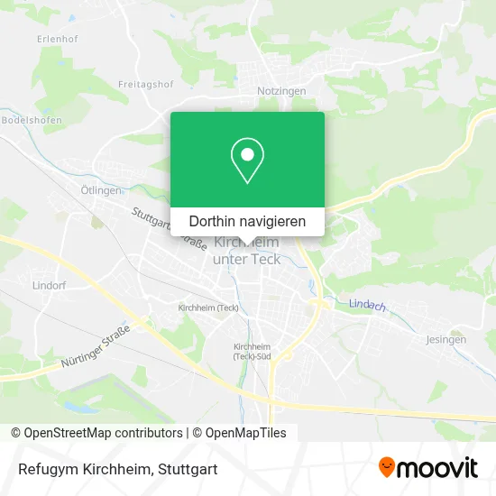 Refugym Kirchheim Karte