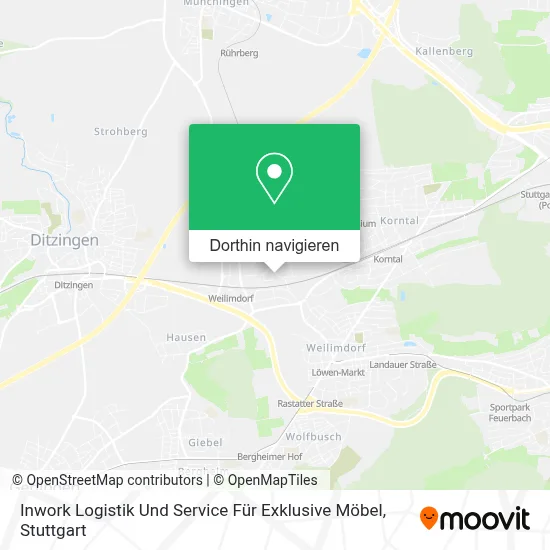 Inwork Logistik Und Service Für Exklusive Möbel Karte