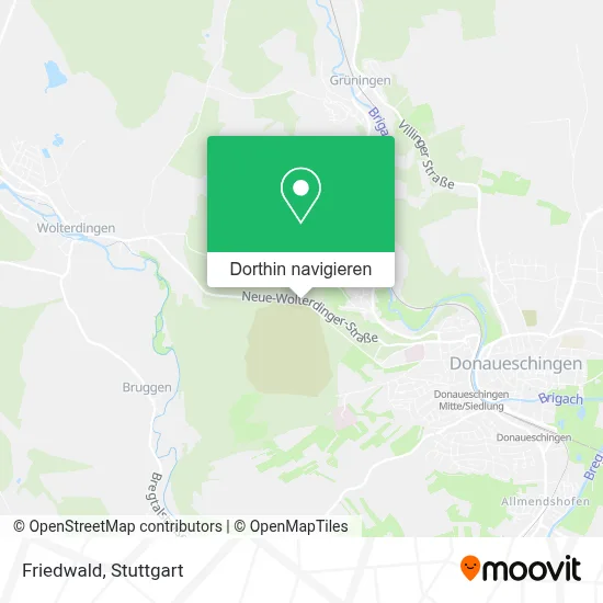 Friedwald Karte