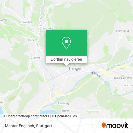 Master Englisch Karte