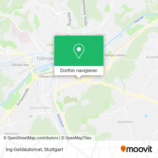 Ing-Geldautomat Karte