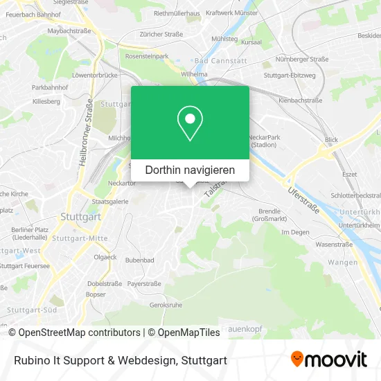 Rubino It Support & Webdesign Karte