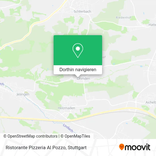 Ristorante Pizzeria Al Pozzo Karte