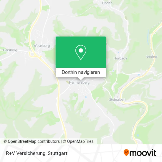 R+V Versicherung Karte
