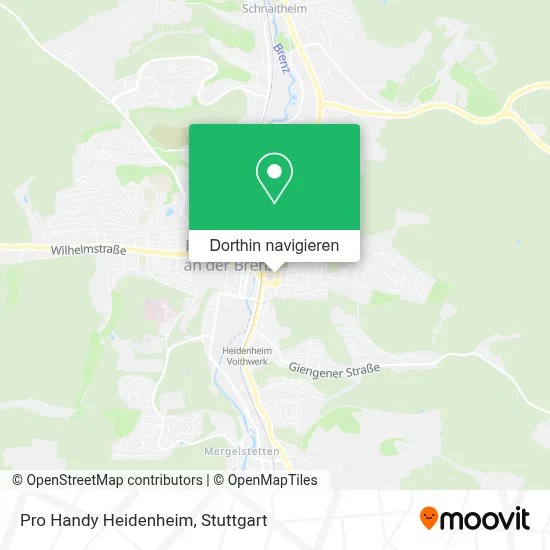 Pro Handy Heidenheim Karte