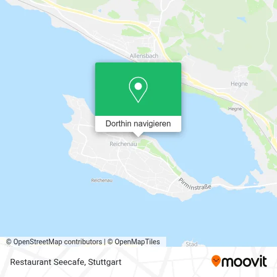 Restaurant Seecafe Karte