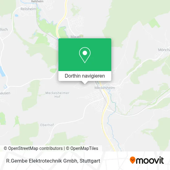R.Gembe Elektrotechnik Gmbh Karte