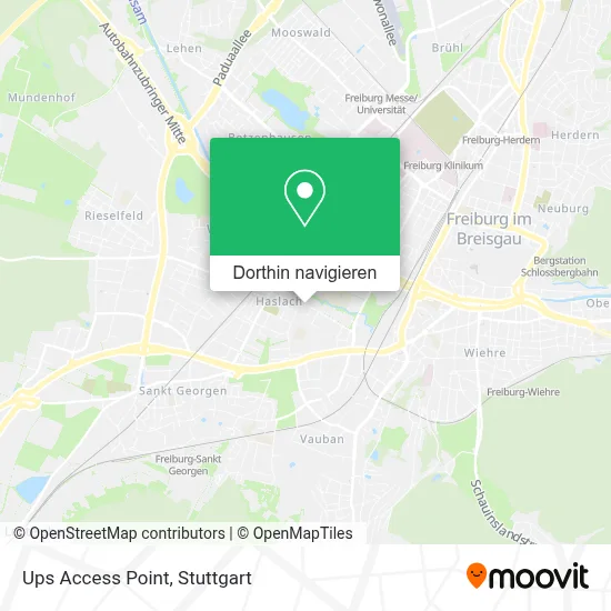 Ups Access Point Karte