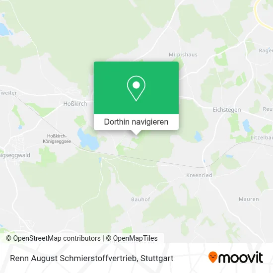 Renn August Schmierstoffvertrieb Karte