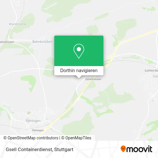 Gsell Containerdienst Karte