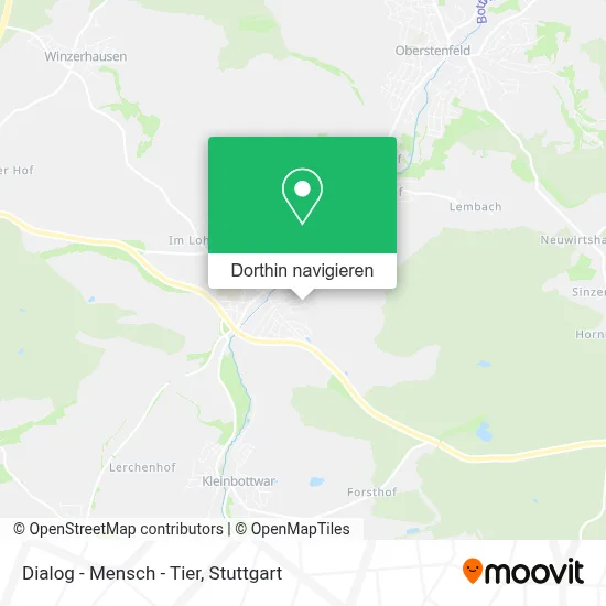 Dialog - Mensch - Tier Karte