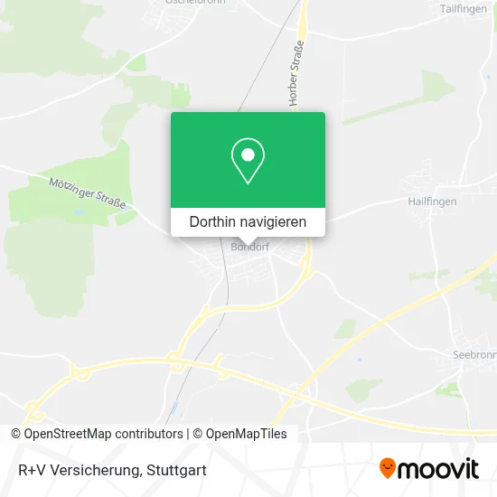 R+V Versicherung Karte