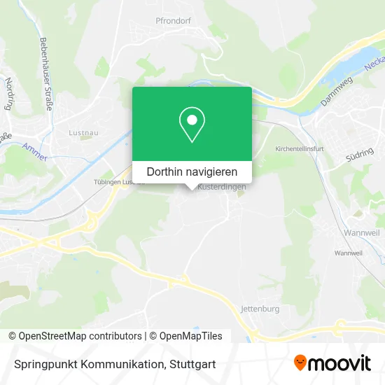 Springpunkt Kommunikation Karte
