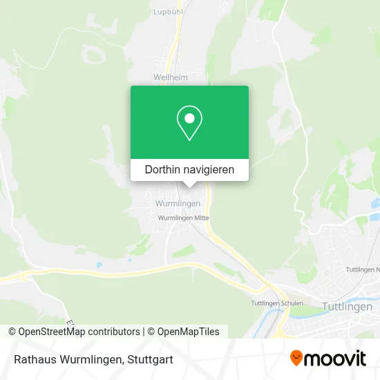 Rathaus Wurmlingen Karte