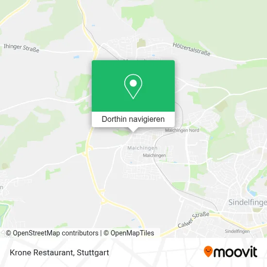 Krone Restaurant Karte