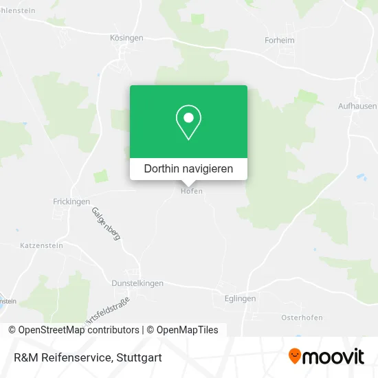 R&M Reifenservice Karte