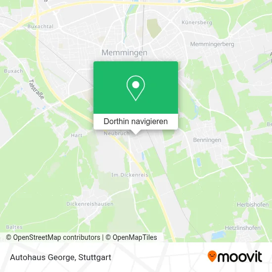 Autohaus George Karte