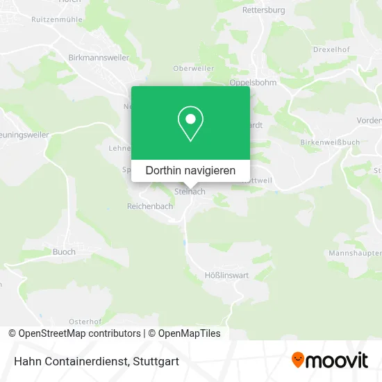 Hahn Containerdienst Karte