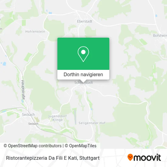 Ristorantepizzeria Da Fili E Kati Karte