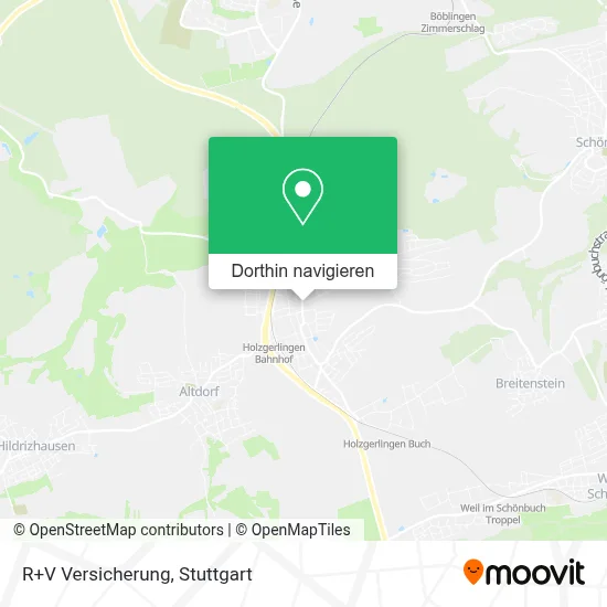R+V Versicherung Karte