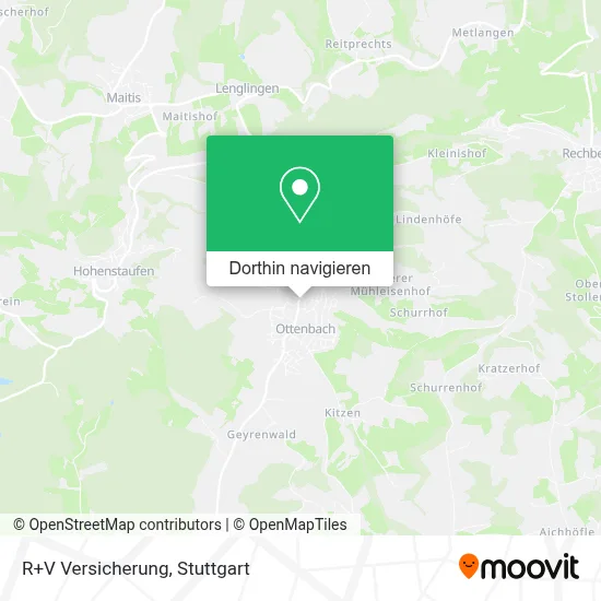 R+V Versicherung Karte